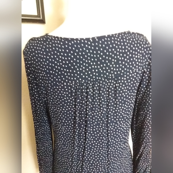 Loft Ladies Medium Navy Blouse - Picture 4 of 6